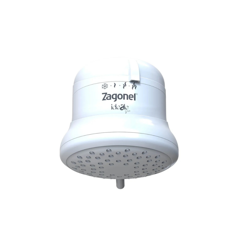 Ducha Elétrica Zagonel Ideale Plus 4T 6800W 220V c/ Cano