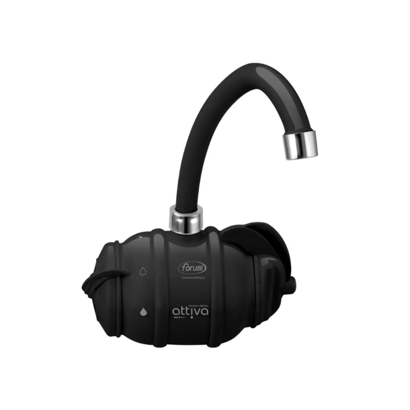 Torneira Elétrica Forusi Attiva Parede 5400W 220V com Ducha Extensível