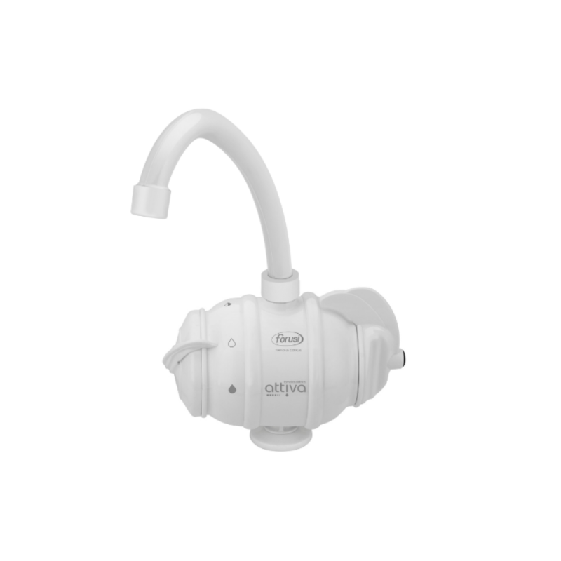 Torneira Elétrica Forusi Attiva Mesa 5400W 220V com Ducha Extensível