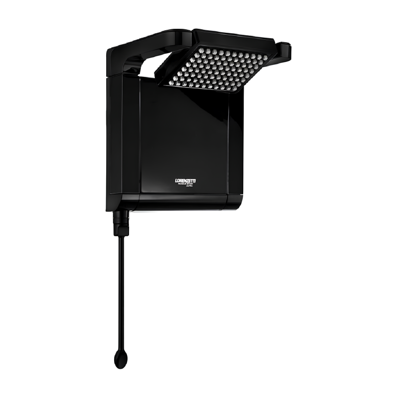 Ducha Elétrica Lorenzetti Acqua Star Ultra 7800W 220V Black/Cromado