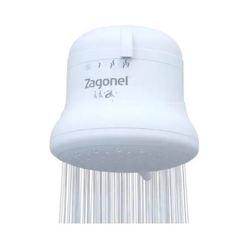 Ducha Zagonel Ideale Plus 4T 6800W 220V Branca