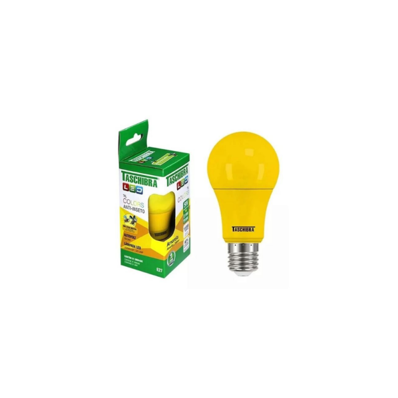 Taschibra Lâmpada LED Bulbo 5W Amarela