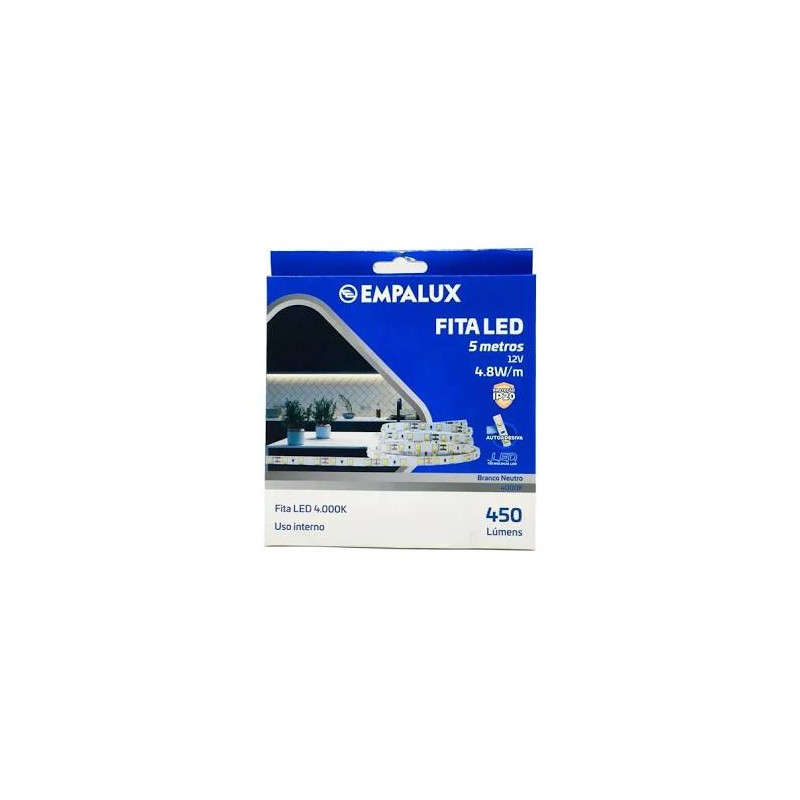 Empalux Fita LED IP20 5MT 4,8W 4000K