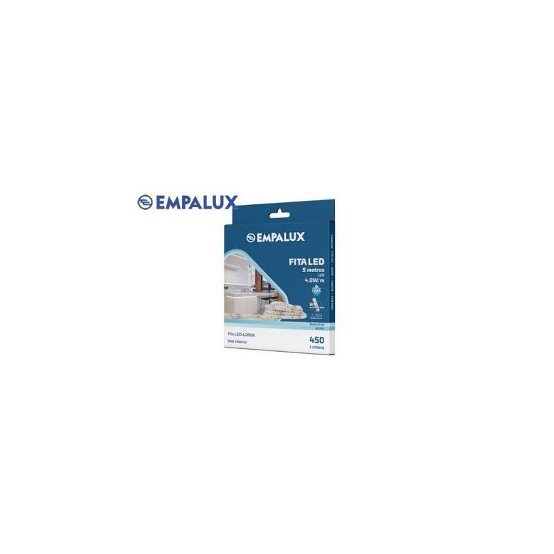 Empalux Fita LED IP20 5MT 4,8W 6000K