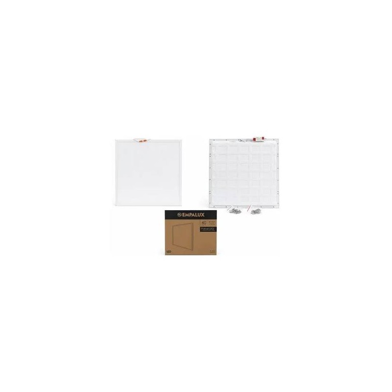 Empalux Painel LED Quadrado Embutir 40W 4000K 62X62