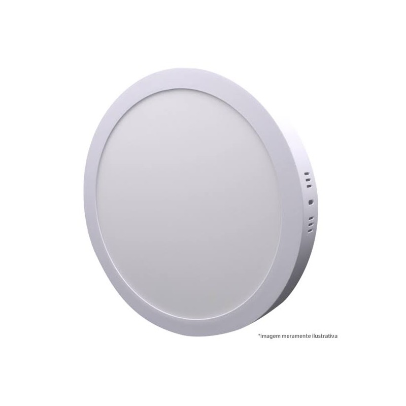 Empalux Painel LED Redondo Sobrepor 18W 6500K