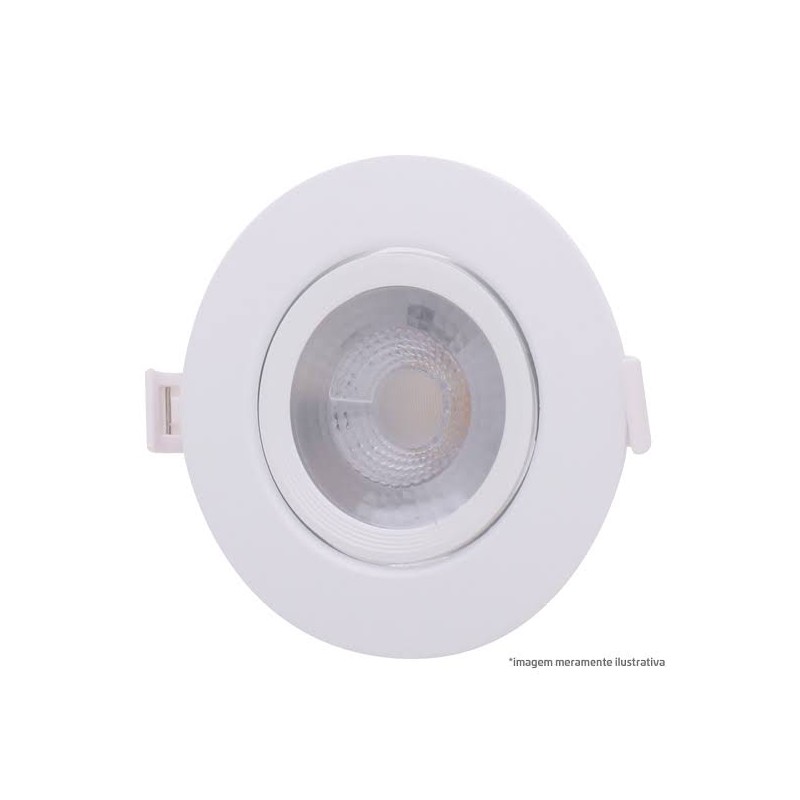 Empalux Spot LED Redondo 6W Bivolt 6000K